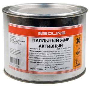 Все о паяльном жире
