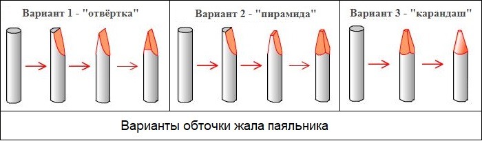 Правила работы с паяльником