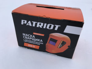 О покупке сварочной маски Patriot 350D