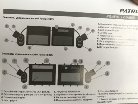 О покупке сварочной маски Patriot 350D