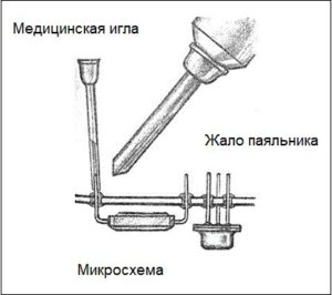 Способы демонтажа микросхемы с платы